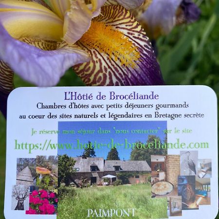 L'Hotie De Broceliande, Au Coeur Des Sites Naturels Et Legendaires Paimpont Bagian luar foto